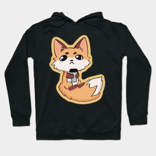 Floating Foxy Coffee Hoodie